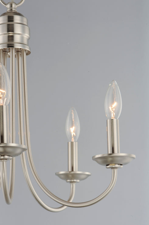 Maxim Logan Multi Light Pendant in Satin Nickel Finish Model: 10345SN