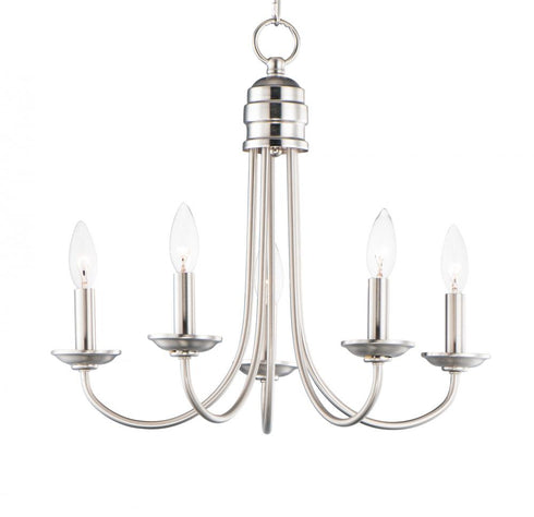 Maxim Logan Multi Light Pendant in Satin Nickel Finish Model: 10345SN