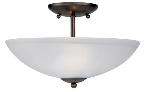 Maxim Logan Semi Flush Mount in Black Finish Model: 10042FTBK