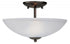 Maxim Logan Semi Flush Mount in Black Finish Model: 10042FTBK