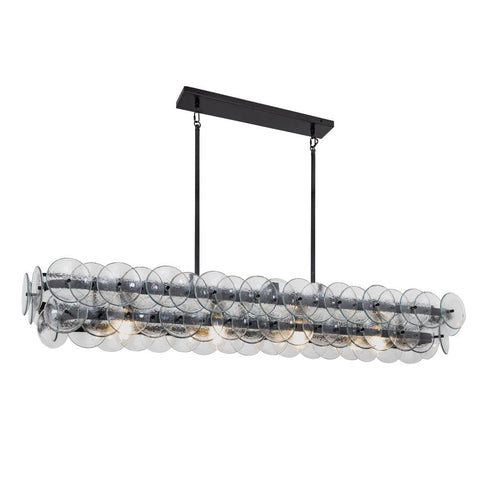 Maxim Loren Linear Pendant in Gunmetal Finish Model: 21826AMGM