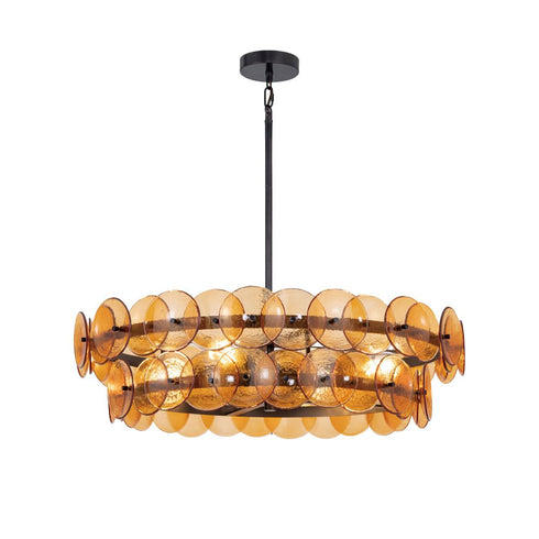 Maxim Loren Multi Tier Chandelier in Gunmetal Finish Model: 21823AMGM