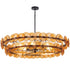Maxim Loren Multi Tier Chandelier in Gunmetal Finish Model: 21824AMGM