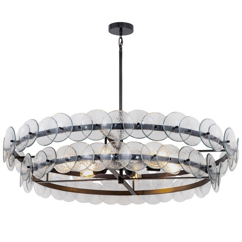 Maxim Loren Multi Tier Chandelier in Gunmetal Finish Model: 21824AMGM