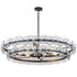 Maxim Loren Multi Tier Chandelier in Gunmetal Finish Model: 21824AMGM