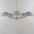 Maxim Lucas Chandelier in Natural Aged Brass Finish Model: 25225LFGNAB