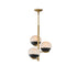 Maxim Lucerne Entry Foyer Pendant in Black Natural Aged Brass Finish Model: 24643MRBKNAB