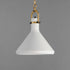 Maxim Lumi Single Pendant in Satin Brass Finish Model: 12383WTSBR