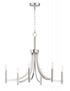 Maxim Lyndon Chandelier in Satin Nickel Finish Model: 21526SN