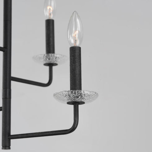 Maxim Madeira Chandelier in Anthracite Finish Model: 12324TCAR