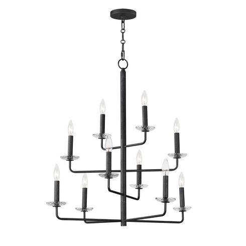 Maxim Madeira Chandelier in Anthracite Finish Model: 12329TCAR