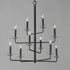 Maxim Madeira Chandelier in Anthracite Finish Model: 12329TCAR