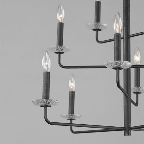 Maxim Madeira Chandelier in Anthracite Finish Model: 12329TCAR