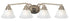 Maxim Malaga Bath Vanity in Satin Nickel Finish Model: 2689FTSN