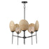 Maxim Maldives Chandelier in Black Finish Model: 12605NABK