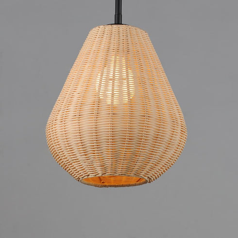 Maxim Maldives Single Pendant in Black Finish Model: 12602NABK