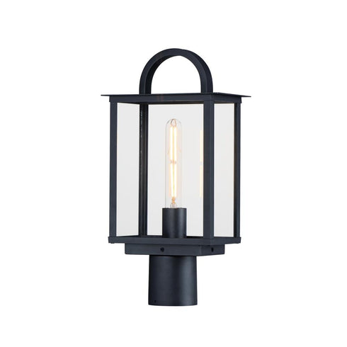 Maxim Manchester Outdoor Deck Lantern in Black Finish Model: 30759CLBK