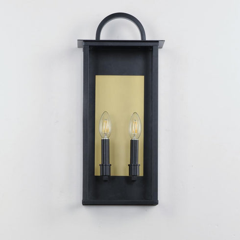 Maxim Manchester Outdoor Wall Mount in Black Finish Model: 30754CLBK