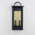 Maxim Manchester Outdoor Wall Mount in Black Finish Model: 30754CLBK