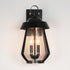 Maxim Mariner Outdoor Wall Mount in Black / Antique Brass Finish Model: 30624CDBKAB