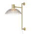 Maxim Metropolis Pin Up Wall Sconce in Satin Brass Finish Model: 24980TCSBR