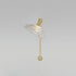 Maxim Metropolis Pin Up Wall Sconce in Satin Brass Finish Model: 24980TCSBR