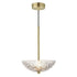Maxim Metropolis Single Pendant in Satin Brass Finish Model: 24981TCSBR