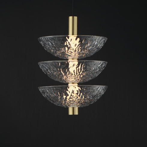 Maxim Metropolis Single Pendant in Satin Brass Finish Model: 24983TCSBR