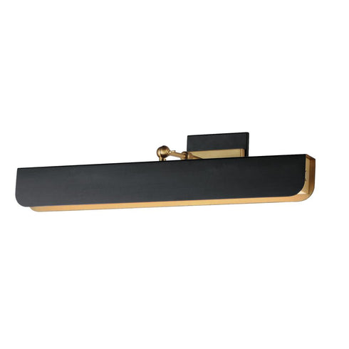 Maxim Miles Wall Sconce in Black / Natural Aged Brass Finish Model: 10712WTBKNAB
