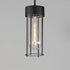 Maxim Millennial Outdoor Hanging Lantern in Black Finish Model: 30587CDBK