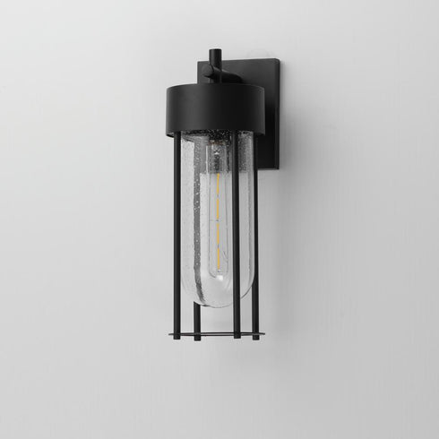 Maxim Millennial Outdoor Wall Mount in Black Finish Model: 30582CDBK