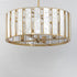 Maxim Miramar Single Pendant in Capiz / Natural Aged Brass Finish Model: 12804CZNAB