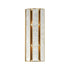 Maxim Miramar Wall Sconce in Capiz / Natural Aged Brass Finish Model: 12801CZNAB