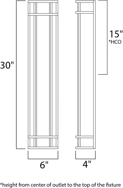 Maxim Moon Ray Outdoor Wall Mount in Satin Nickel Finish Model: 55577WTSN