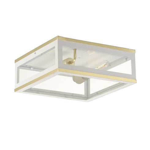 Maxim Neoclass Outdoor Flush Mount in Black / Gold Finish Model: 30059CLBKGLD