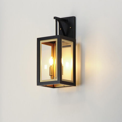 Maxim Neoclass Outdoor Wall Mount in Black / Gold Finish Model: 30054CLBKGLD