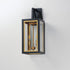 Maxim Neoclass Outdoor Wall Mount in Black / Gold Finish Model: 30055CLBKGLD