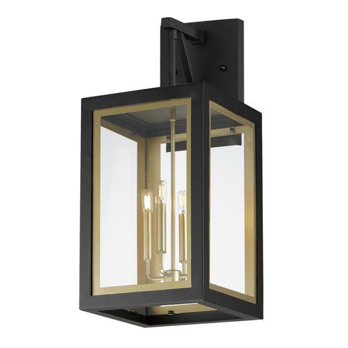 Maxim Neoclass Outdoor Wall Mount in Black / Gold Finish Model: 30056CLBKGLD