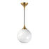 Maxim Neve Single Pendant in Black Finish Model: 21226MRBK
