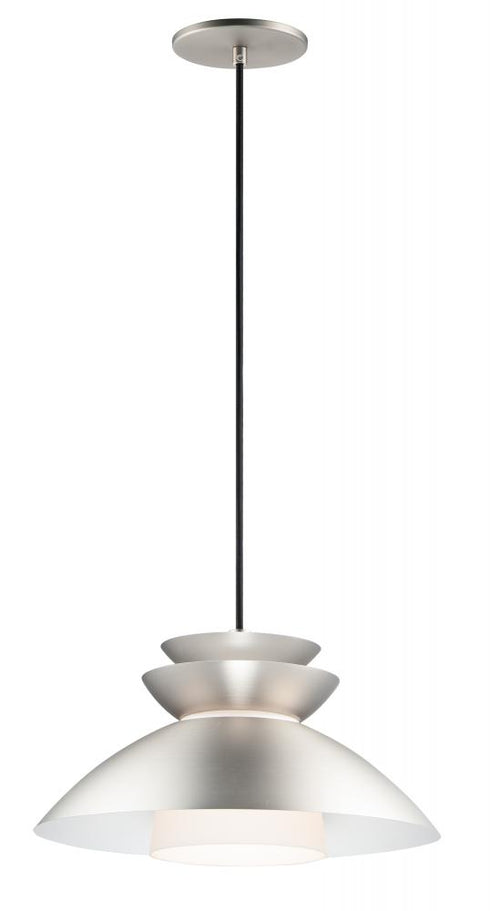 Maxim Nordic Single Pendant in Brushed Platinum Finish Model: 11359WTBP