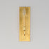 Maxim Normandy Wall Sconce in Gold Leaf Finish Model: 12781GL