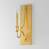 Maxim Normandy Wall Sconce in Gold Leaf Finish Model: 12781GL