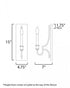 Maxim Normandy Wall Sconce in Gold Leaf Finish Model: 12781GL