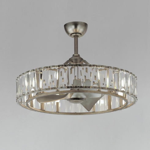 Maxim Odeon Fandelight in Golden Silver Finish Model: 61018GS