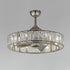 Maxim Odeon Fandelight in Golden Silver Finish Model: 61018GS