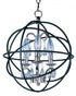 Maxim Orbit Single Pendant in Anthracite Polished Nickel Finish Model: 25140ARPN