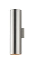 Maxim Outpost Outdoor Wall Mount in Brushed Aluminum Finish Model: 26105AL