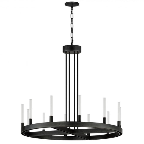 Maxim Ovation Chandelier in Black Finish Model: 16164CRBK