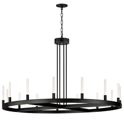 Maxim Ovation Chandelier in Black Finish Model: 16168CRBK