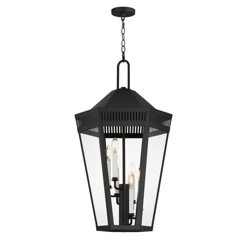 Maxim Oxford Outdoor Pendant in Black Finish Model: 30598CLBK